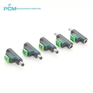 5,5x2,1 milímetros DC macho para fêmea Power Adapter <span class=keywords><strong>2</strong></span> Pin parafuso Bloco Terminal para CCTV Camera Router LED Light Barrel Equipamento de teste - Product Image 5