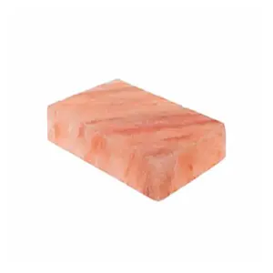 Lastra rettangolare di mattoni di sale rosa dell'himalaya naturale di alta qualità Pakistan produttore di sale rosa sale dell'himalaya
