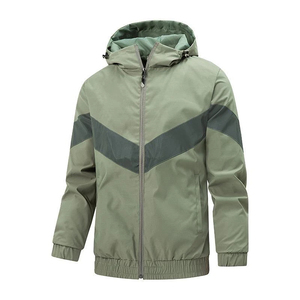 Veste coupe-vent unisexe légère et fine à col montant, tissée, séchage rapide, pour le sport, la course, la randonnée en extérieur, avec fermeture éclair, en softshell - Product Image 4