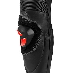 Combinaison de moto en cuir Touring pour homme avec armure imperméable ventilée et CE - Product Image 5