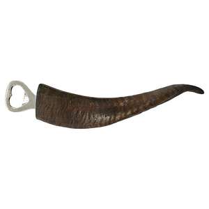 Abridor de botellas de cuerno hecho a mano de acero inoxidable con mango de cuerno, abridor de botellas, abridor de cerveza de cuerno para Bar y fiesta, precio al por mayor - Product Image 1