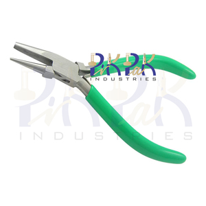 OEM Customizable 130mm Concave Nose Plier PVC Handles Smooth Jaws Spring for Jewelry Making Wire <b>Works</b> Fishing Circlip DIY - Product Image 2