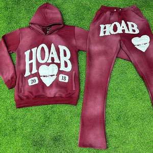 ชุดออกกำลังกายเข้ารูปสำหรับผู้ชายชุดวอร์มผ้าคอตตอนพิมพ์ลายด้วยความร้อนสำหรับฤดูหนาวผ้า100% ปรับแต่งโลโก้ได้ตามต้องการ - Product Image 4