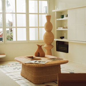 Pantalla de Ratán Azul, Lámpara Colgante de Mimbre Tejida a Mano, Forma Redonda Moderna, Iluminación Ecológica para el Hogar, Decoración para el Hogar y Resorts - Product Image 6