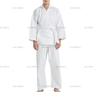 Uniformes de entrenamiento de Karate de algodón de alta calidad, ropa de artes marciales de Judo hecha a medida con logotipo bordado, servicio OEM disponible - Product Image 4