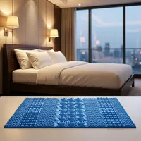 Surmatelas en mousse à mémoire de forme écologique - Design moderne, ultra doux, épaisseur 5-8 cm, respirant, idéal pour hôpitaux, hôtels et chambres à coucher