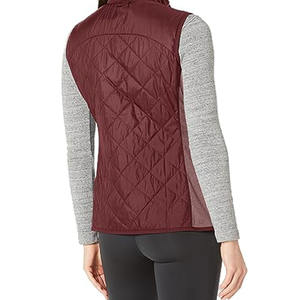 Venta al por mayor chaqueta cálida y ligera burbuja con capucha para mujer chalecos y chalecos transpirable invierno cálido abajo chaleco puffer - Product Image 2