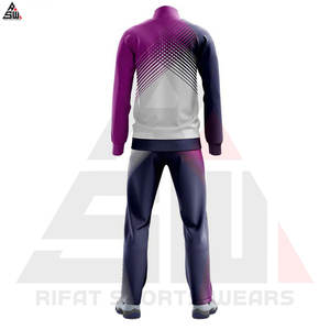 Sudaderas con capucha deportivas personalizadas OEM, chándal para hombres y mujeres, conjuntos de lana de alta calidad, temporada de otoño, logotipo personalizado, sublimación en blanco - Product Image 6