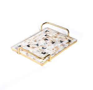 Ensemble de luxe en nacre mubkhar, avec poignées de plateau de serpillière et boîte de brûleur pour arabe, fabriqué à la main au Vietnam, nouveau design - Product Image 2