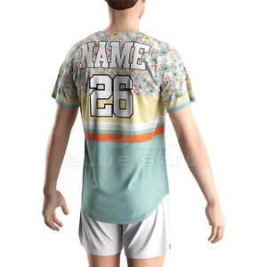 Maillot de baseball personnalisé deux boutons avec impression du logo de l'équipe pour les vêtements de sport et les uniformes de l'équipe vente en gros de maillot de baseball - Product Image 6