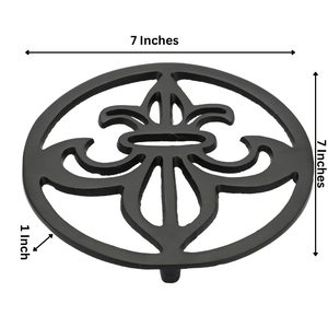 Trípode de Hierro Fundido Negro de Alta Calidad, Ecológico, Moderno, Estilo Indio, Novedad en Cocinas, Venta al por Mayor - Product Image 2
