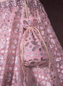 Saison des fêtes dames filles Style indien Georgette Lehenga Choli avec broderie de séquence pour fête Sangeet vêtements de mariage - Product Image 3