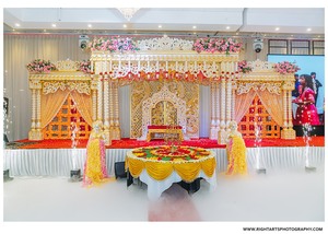 Manavarai Mandap สำหรับงานแต่งงานอินเดียใต้แบบดั้งเดิมเวทีงานแต่งงานอินเดียตอนใต้ - Product Image 5