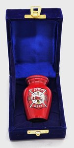 Urna de recuerdo de cremación de bombero, urna de recuerdo dedicada a bomberos - Product Image 6