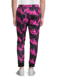 Sublimación personalizada unisex Tie-Dye Piped Track Jogger Pantalones de chándal de moda de cintura media con diseño sublimado - Product Image 2