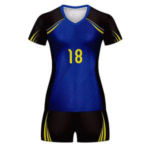 2025 último diseño conjuntos de uniformes de voleibol para mujeres 100% Material de poliéster logotipo personalizado colores ropa deportiva al aire libre de alta calidad - Product Image 2