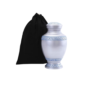 100% urna funeraria moderna hecha a mano para adultos, urna de cremación de aluminio y Metal de madera de latón macizo para cenizas humanas, duradera y elegante - Product Image 3