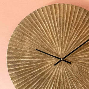 Rustic Gold <b>Wall</b> <b>Clock</b> a Timeless Classic Charming Vintage Timepiece - Product Image 2