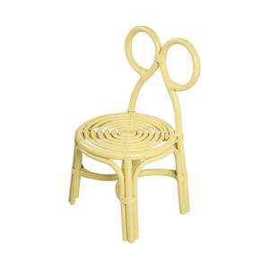 Handmade Natural Rattan Kids <b>Chair</b> With Bow Shape Back Lightweight Eco Friendly Children Furniture For <b>Nursery</b> Playroom Decor - Product Image 2