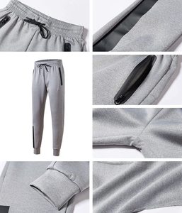 Ensemble de survêtement 2 pièces pour homme, décontracté, à capuche, avec fermeture éclair complète - Product Image 4