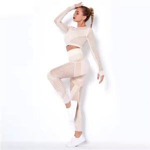 Women's Gym & Yoga Sportswear Elastic Waist Workout Sets <b>with</b> Printed <b>Tight</b> Leggings for Running & Push Fitness Wear - Product Image 5