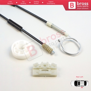 Kit de Reparación de Elevalunas Trasero Izquierdo BWR970 para Clase S W140 1992-1999 Sedán de 4 Puertas 1407301146 - Product Image 5