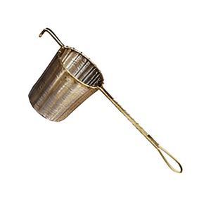 Passoire à thé en laiton moderne en or fini avec une passoire à thé de qualité supérieure pour la cuisine en vrac - Product Image 3