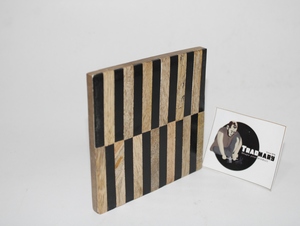 ถาดรองแก้วเรซินแบบฝังลายลายเส้นสีดำถาดรองแก้วจาก tradnary Exim Pvt Ltd - Product Image 5