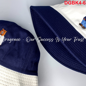 Gorra de béisbol deportiva con oso bordado y sombrero de cubo de 2 colores Material caqui duradero Circunferencia de la cabeza 52-58cm Adecuado - Product Image 6