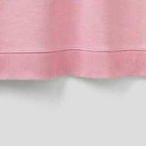 Sweat-shirts en molleton de coton rose à capuche avec cordon de serrage pour femmes, personnalisés avec logo imprimé ou brodé, fabrication OEM, vêtements décontractés - Product Image 6
