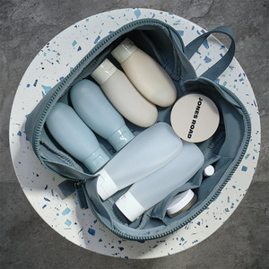 Neoprene <b>Cosmetic</b> Bag Waterproof Makeup Pouch Travel Toiletry Bag with Zipper - Product Image 4