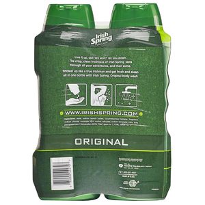 ไอริช สปริง บอดี้ วอช สำหรับผู้ชาย สูตรออริจินัล - 18 ออนซ์ (2 ขวด) - Product Image 2