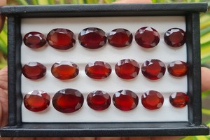 Hessonita Naranja Natural, Corte Ovalado de 8x10 mm, Piedra Preciosa Suelta de la Mejor Calidad para la Fabricación de Joyas, Venta al por Mayor - Product Image 4