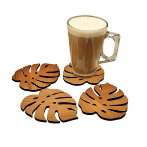 Sous-verres décoratifs de tasse de café de conception unique sous-verres de forme carrée en bois de qualité supérieure tapis de tasse pour accessoires à boire - Product Image 5