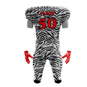 Ensemble d'uniformes de football américain, maillot personnalisé avec panneaux extensibles, respirant, taille plus, pantalon rembourré haute performance - Product Image 6