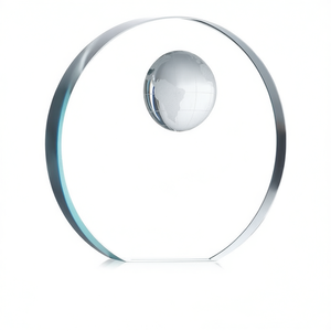 Prensapapeles de Vidrio Personalizado Mondal para Decoración y Accesorios de Oficina - Product Image 3