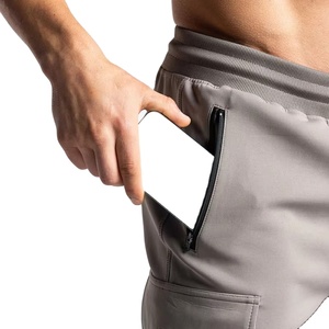 Pantalon de jogging décontracté pour homme, coupe ajustée, 100 % coton, haute qualité, taille élastique, cordon de serrage, poches cargo - Product Image 3