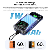 Nouvelle Banque d'alimentation intelligente innovante 2026 de 10000 mAh avec lecteur de musique, réveil et source d'alimentation mobile multifonction