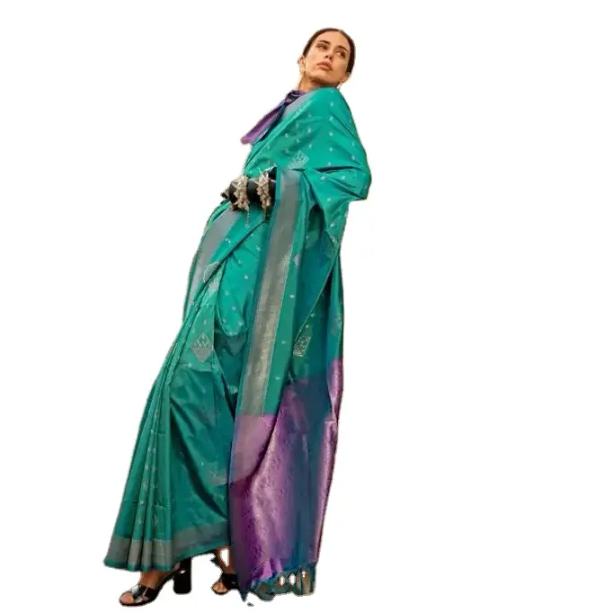 Bollywood Mooie Handgemaakte Zware Doos Inclusief Zachte Zijden Sari