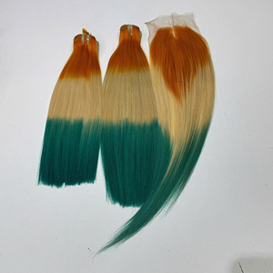 ผมแท้เวียดนาม LINU Virgin Parrot แบบ Double Drawn Lace Front Bundle U Part ความหนาแน่น 250% HD โปร่งใส 300 กรัม สำหรับฐานลูกไม้ - Product Image 3
