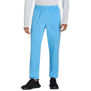 Pantalones de chándal informales ligeros de cintura media para hombre, pantalones de chándal de algodón de secado rápido personalizables, bolsillos, ligeros, rectos, para correr, gimnasio - Product Image 1