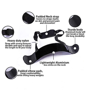 Body Building Gym Levantamiento de pesas Brazo Blaster para bíceps Tríceps Entrenamiento de fuerza muscular Ganancias Curl Support Bicep Arm Blaster - Product Image 6