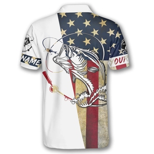 Polo de pêche à manches courtes imprimé sur mesure avec sublimation protection UV coupe confortable fournisseur en gros direct d'usine - Product Image 2