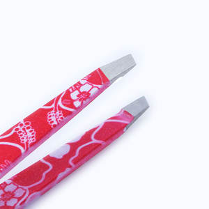 Pinzas para cejas, logotipo personalizado, acero sostenible, puntas puntiagudas inclinadas, pinzas para cejas con cejas, tijeras de resorte para pestañas - Product Image 5