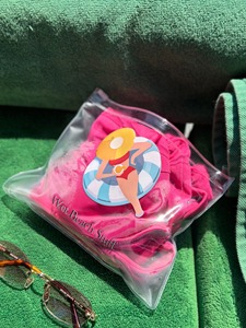 กระเป๋าใส่ชุดว่ายน้ำกันน้ำแบบใส PVC EVA พิมพ์ลายดิจิตอล UV |   กระเป๋าชายหาดพลาสติกใสสำหรับผ้าขนหนูบิกินี่ |   สั่งทำพิเศษ - Product Image 4