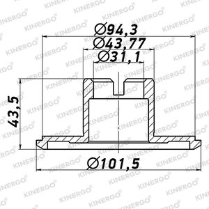 Cubo de Impulsor HBAW02 para Aisin Warner VW / Audi TF-60SN 09G - Product Image 2