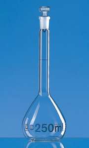 Frasco volumétrico de vidrio borosilicato Premium de 250ml al por mayor, rendimiento fiable para pruebas químicas de laboratorio - Product Image 4