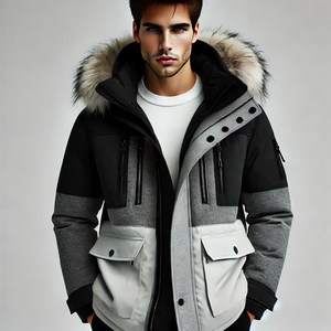 Chất Lượng Cao Người Đàn Ông Của Mùa Đông Parka Quá Khổ 13 Màu Sắc Mùa Đông Dày Ấm Phun Người Đàn Ông Của Biểu Tượng Tùy Chỉnh Bong Bóng Quần Áo Người Đàn Ông Puffer Áo Khoác - Product Image 5