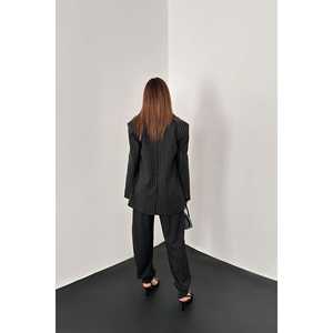 Conjuntos de Traje de Tres Piezas a Rayas Negras para Mujer al por Mayor - Product Image 1