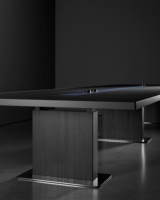 Table de réunion de bureau de haute qualité au design moderne, 4 m, 5 m, 10 personnes, en bois, pour les réunions de bureau